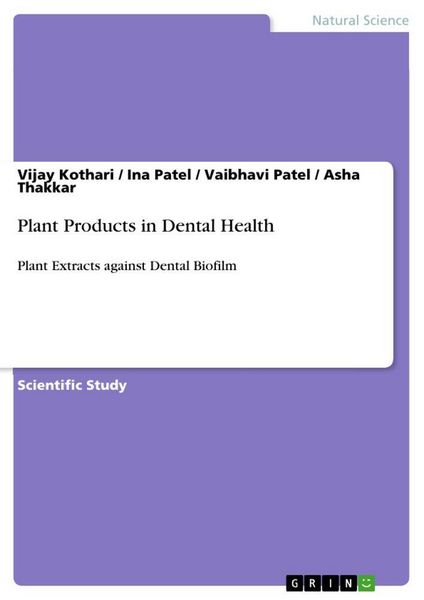 Produktbild: Plant Products in Dental Health