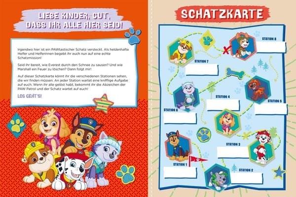 PAW Patrol Mitmachbuch: Meine Schnitzeljagd