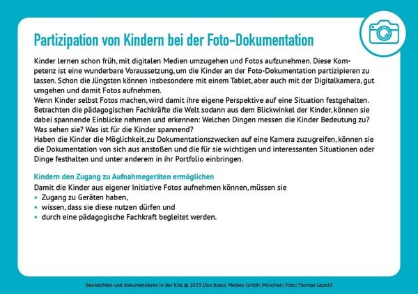 Produktbild: Beobachten und dokumentieren in der Kita