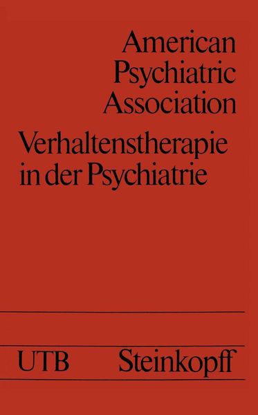 Produktbild: Verhaltenstherapie in der Psychiatrie