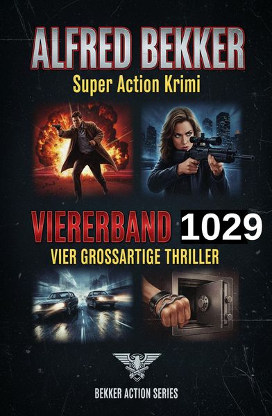 Produktbild: Super Action Krimi Viererband 1029 - Vier gro&szlig;artige Thriller