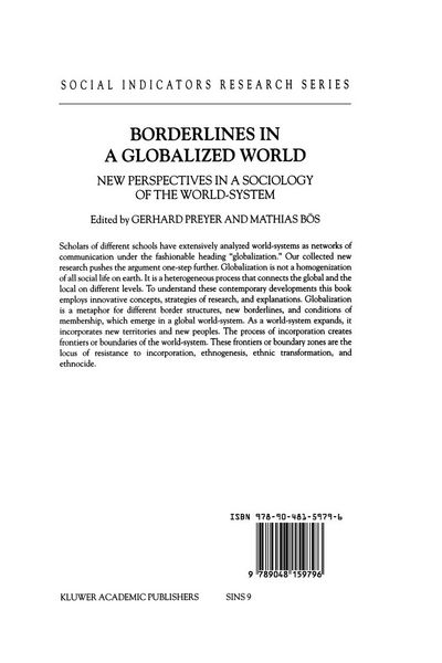 Produktbild: Borderlines in a Globalized World