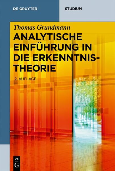 Produktbild: Analytische Einf&uuml;hrung in die Erkenntnistheorie