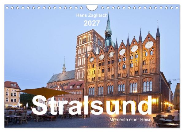 Produktbild: Stralsund - Momente einer Reise (Wandkalender 2027 DIN A4 quer), CALVENDO Monatskalender