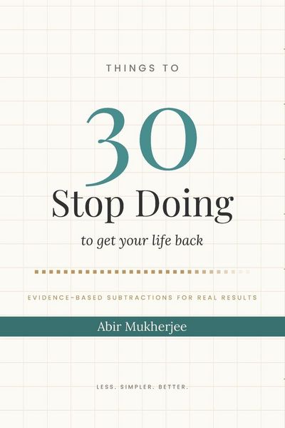 Produktbild: 30 Things to Stop Doing - to get your life back