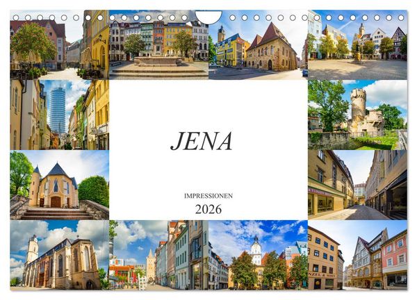 Produktbild: Jena Impressionen (Wandkalender 2026 DIN A4 quer), CALVENDO Monatskalender
