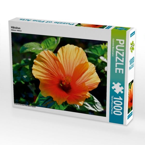 Produktbild: CALVENDO Puzzle Hibiskus | 1000 Teile Lege-Gr&ouml;&szlig;e 64x48cm Foto-Puzzle f&uuml;r gl&uuml;ckliche Stunden