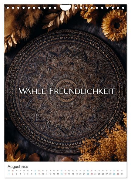 Produktbild: Die Kraft der Worte (Wandkalender 2026 DIN A4 hoch), CALVENDO Monatskalender