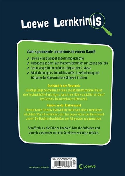 Produktbild: Loewe Lernkrimis. Mathe 2. Klasse (X)