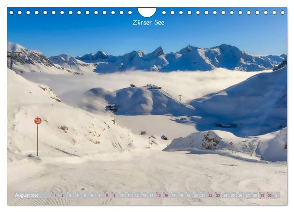 Produktbild: Winterdreams - Lech, Leutasch, Gurgl, Ischgl, S&ouml;lden (Wandkalender 2026 DIN A4 quer), CALVENDO Monatskalender