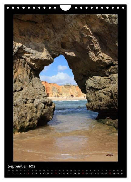 Produktbild: Blickpunkte Algarve (Wandkalender 2026 DIN A4 hoch), CALVENDO Monatskalender