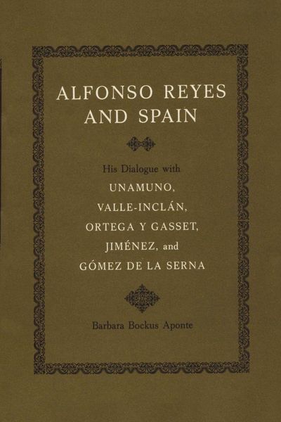 Produktbild: Alfonso Reyes and Spain