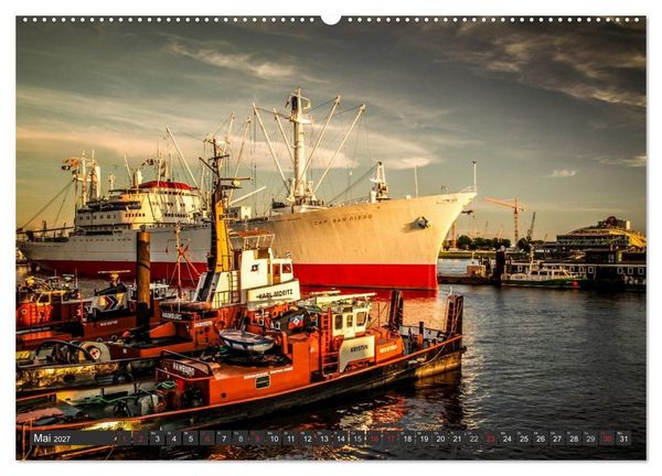 Produktbild: Stadt Hamburg (Wandkalender 2027 DIN A2 quer), CALVENDO Monatskalender