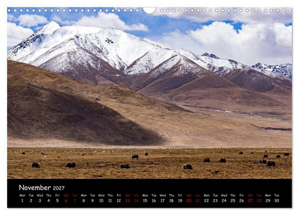 Produktbild: Tibet Land of Legends (Wall Calendar 2027 DIN A3 landscape), CALVENDO 12 Month Wall Calendar