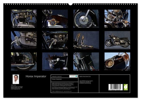 Produktbild: Horex Imperator (hochwertiger Premium Wandkalender 2026 DIN A2 quer), Kunstdruck in Hochglanz