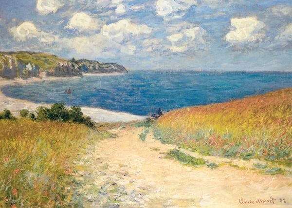 Produktbild: Strandweg zwischen Weizenfeldern von Claude Monet 1000 Teile