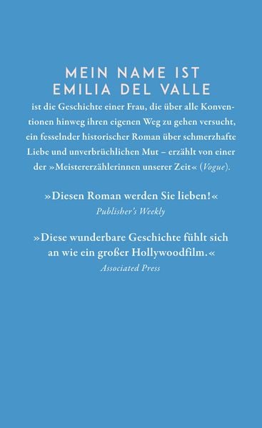 Produktbild: Mein Name ist Emilia del Valle