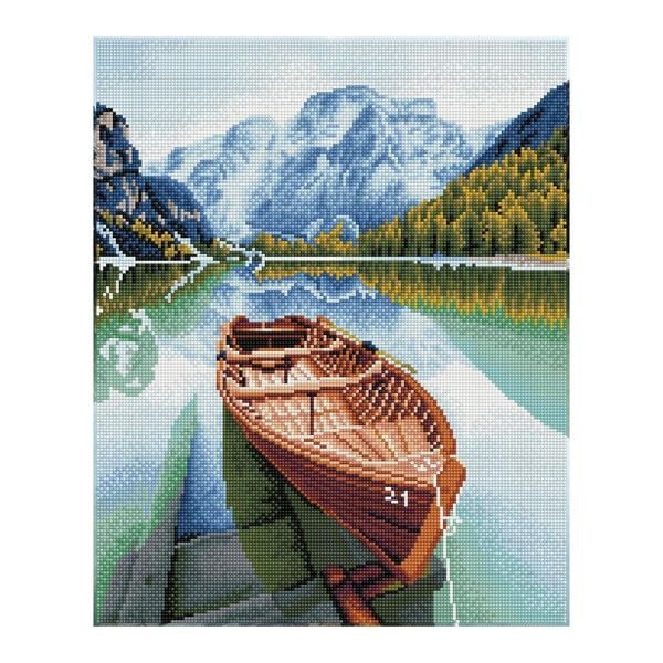 Produktbild: DIAMOND DOTZ - Diamond Painting Boot im Fjord