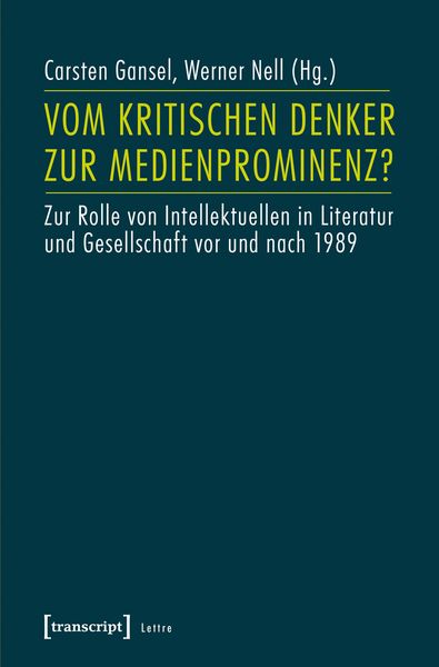 Produktbild: Vom kritischen Denker zur Medienprominenz?