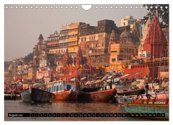 Produktbild: Indien - Varanasi (Wandkalender 2026 DIN A4 quer), CALVENDO Monatskalender