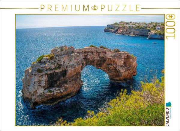 Produktbild: CALVENDO Puzzle Felsenbogen Es Pontas Mallorca | 1000 Teile Lege-Gr&ouml;&szlig;e 64x48cm Foto-Puzzle f&uuml;r gl&uuml;ckliche Stunden