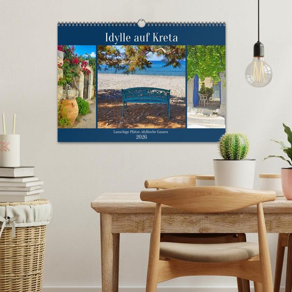 Produktbild: Idylle auf Kreta (Wandkalender 2026 DIN A3 quer), CALVENDO Monatskalender