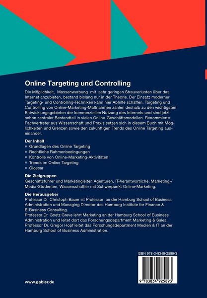 Produktbild: Online Targeting und Controlling