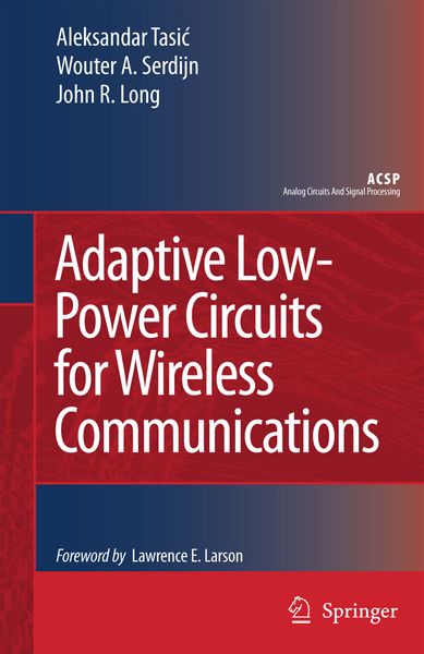 Produktbild: Adaptive Low-Power Circuits for Wireless Communications