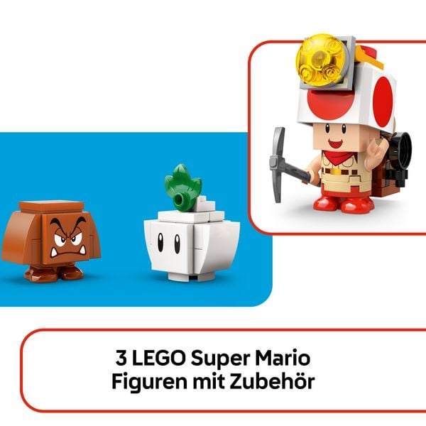 Produktbild: LEGO Super Mario 72040 Kapit&auml;n Toad-Camp, Spielzeug f&uuml;r Jungen & M&auml;dchen