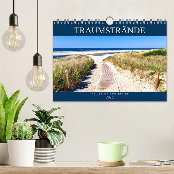 Produktbild: Traumstr&auml;nde an Deutschlands K&uuml;sten (Wandkalender 2026 DIN A4 quer), CALVENDO Monatskalender