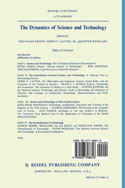 Produktbild: The Dynamics of Science and Technology