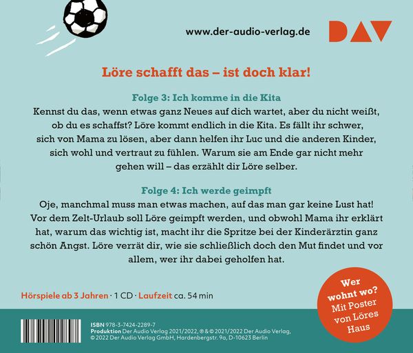 Produktbild: L&ouml;re & Luc &ndash; Unser lautes Leben (2). Folge 3: Ich komme in die Kita / Folge 4: Ich werde geimpft