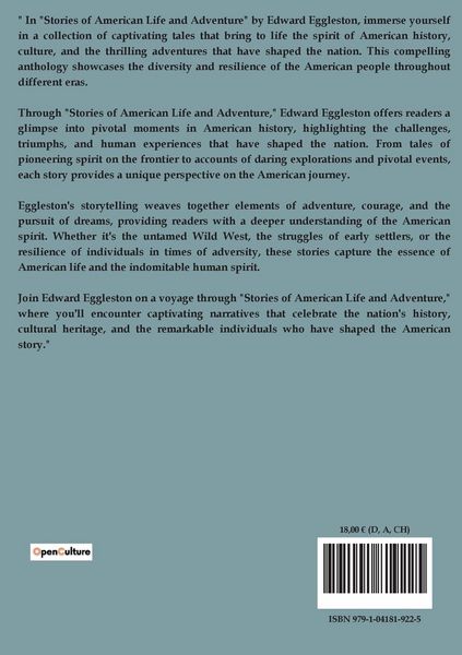 Produktbild: Stories of American life and adventure