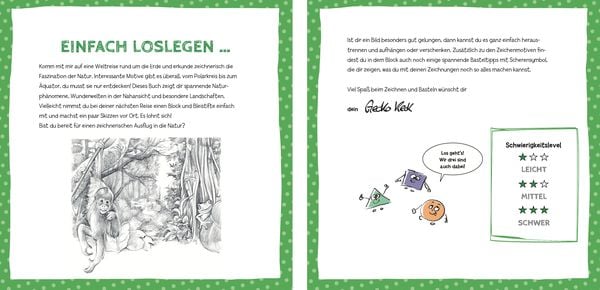 Produktbild: Die Kunst des Zeichnens f&uuml;r Kinder Starter-Block - Natur