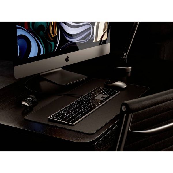 Produktbild: Satechi Slim W3 Kabelgebunden Tastatur Deutsch, QWERTZ Anthrazit Multimediatasten, mit numerischer Tastatur, Beleuchtet