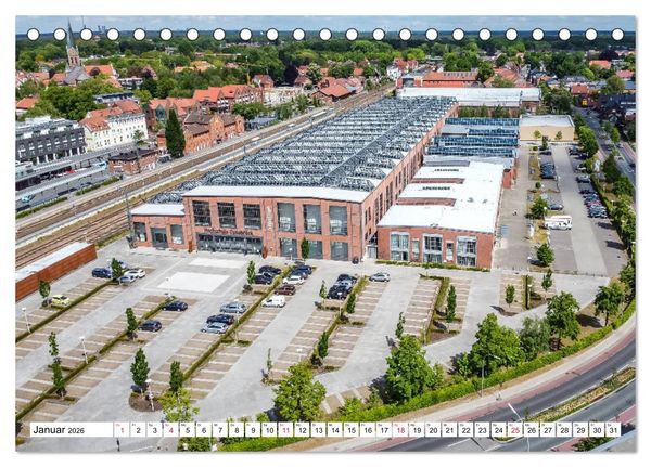 Produktbild: LINGEN an der Ems (Tischkalender 2026 DIN A5 quer), CALVENDO Monatskalender