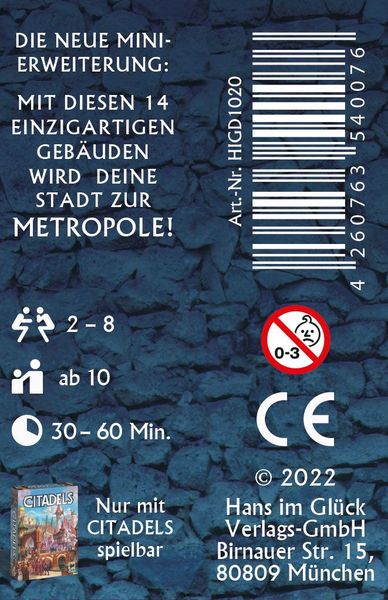 Produktbild: Citadels - Metropole