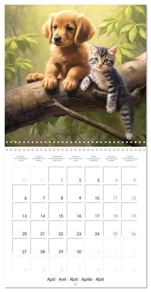 Produktbild: Instants craquants (Calendrier mural carr&eacute; 2026 30x30 cm) Calendrier double avec une page pour vos prises de notes