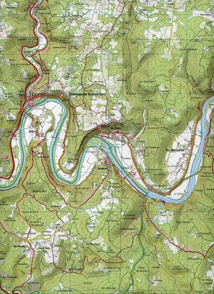 Produktbild: Cahors Saint-Cirq-Lapopie.Vall&eacute;es du Lot et du C&eacute;l&eacute;