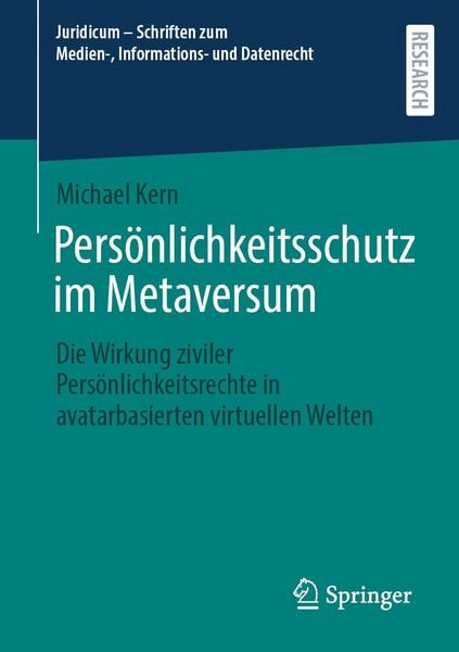 Produktbild: Pers&ouml;nlichkeitsschutz im Metaversum