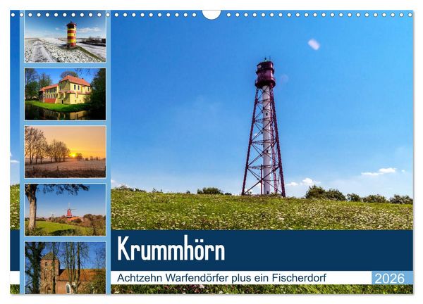 Produktbild: KRUMMH&Ouml;RN Achtzehn Warfend&ouml;rfer plus ein Fischerdorf (Wandkalender 2026 DIN A3 quer), CALVENDO Monatskalender