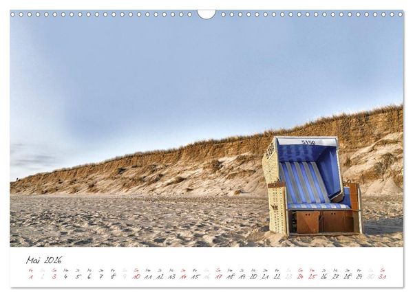 Produktbild: Sylt (Wandkalender 2026 DIN A3 quer), CALVENDO Monatskalender