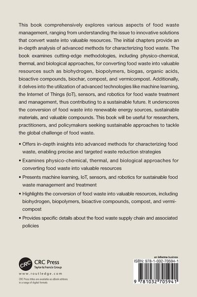 Produktbild: Sustainable Technologies for Food Waste Management