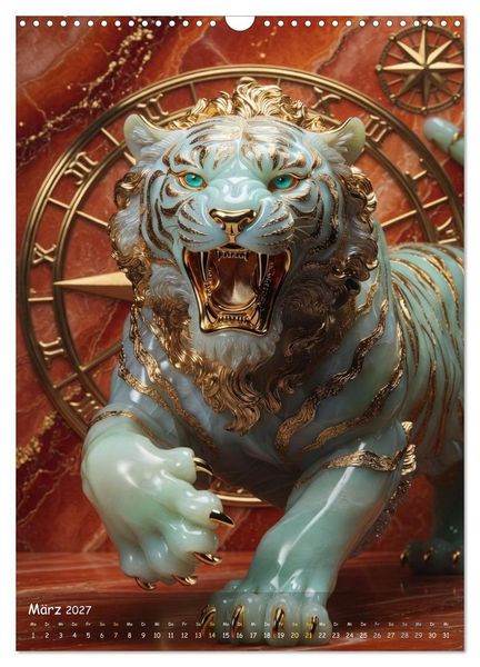 Produktbild: ZODIAK JADE IMPERIAL (Wandkalender 2027 DIN A3 hoch), CALVENDO Monatskalender