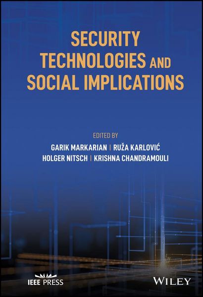 Produktbild: Security Technologies and Social Implications
