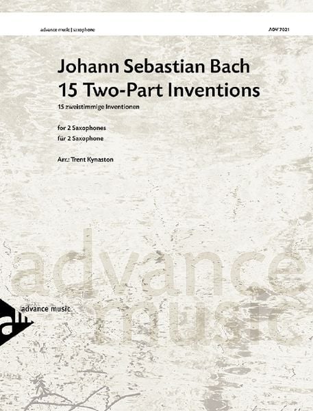 Produktbild: 15 zweistimmige Inventionen