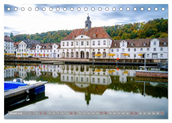 Produktbild: Ein Blick auf Bad Karlshafen (Tischkalender 2026 DIN A5 quer), CALVENDO Monatskalender
