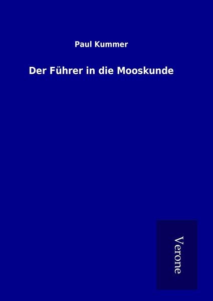Produktbild: Der F&uuml;hrer in die Mooskunde