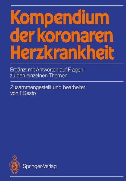 Produktbild: Kompendium der koronaren Herzkrankheit