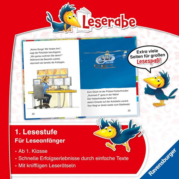 Produktbild: Leserabe Sonderausgaben - Polizeiabenteuer zum Lesenlernen